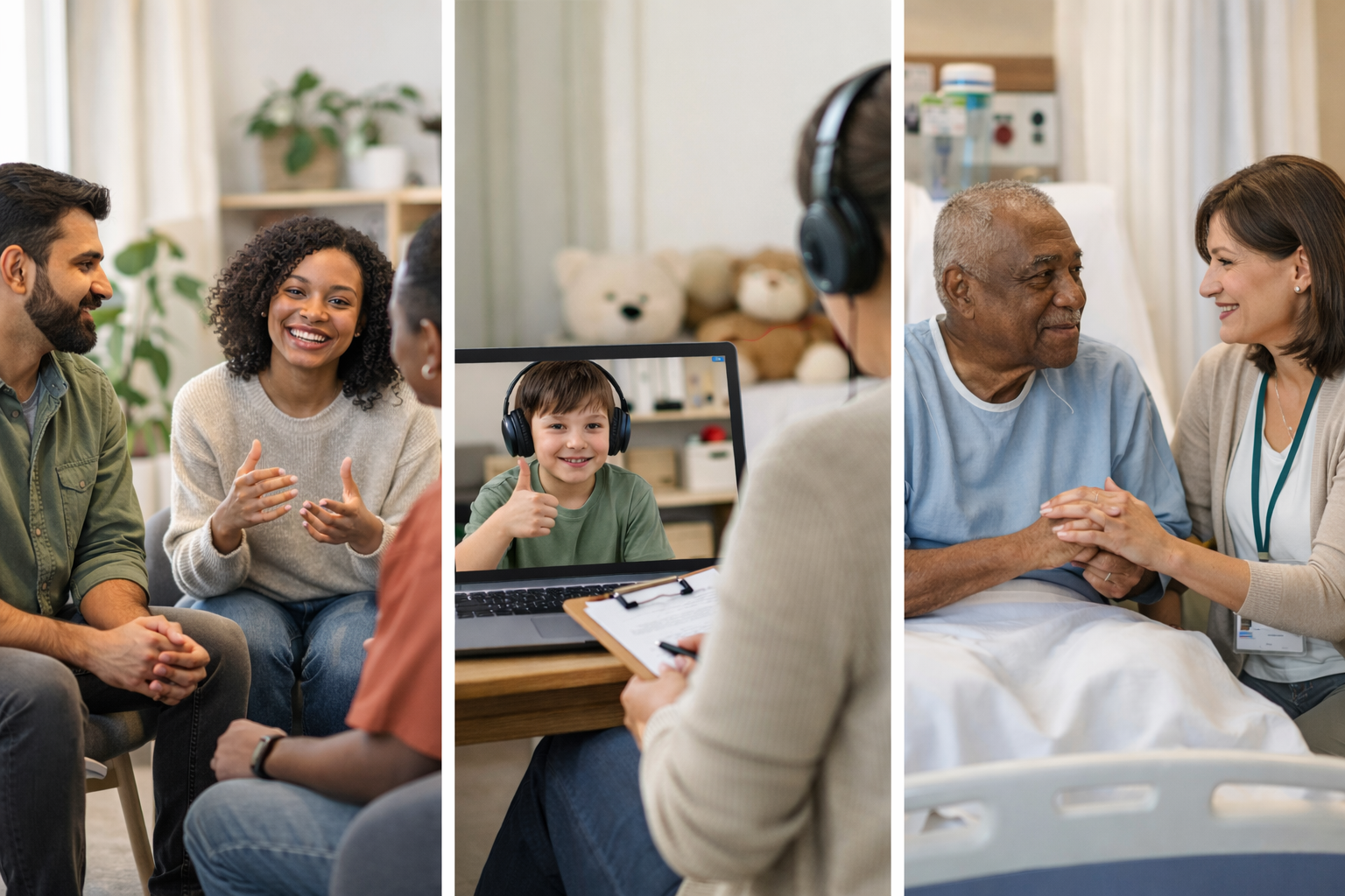 Mental Health Care Collage